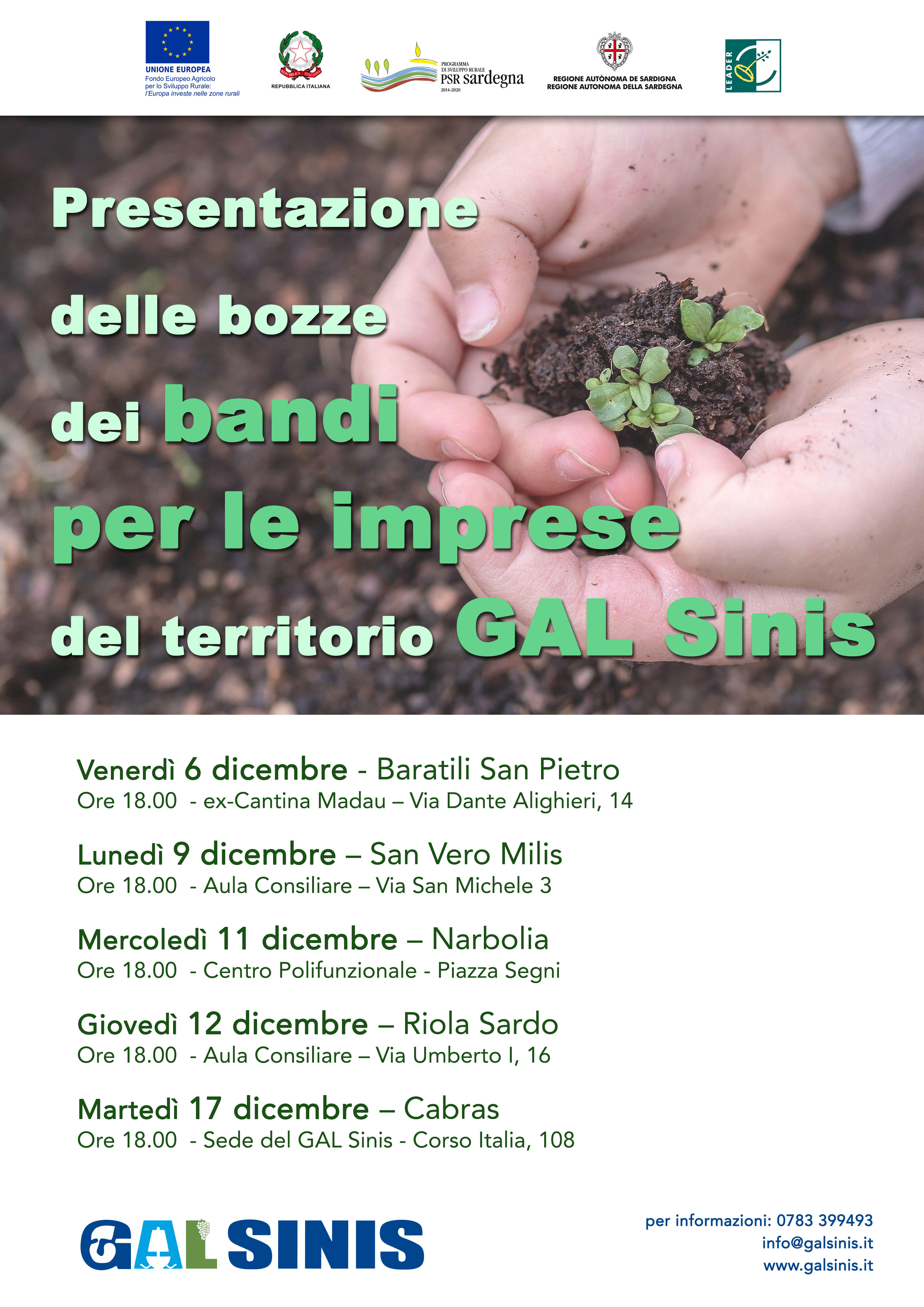 Locandina A3 presentazione bandi