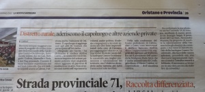 La Nuova Sardegna | Distretto rurale, aderiscono il capoluogo e altre aziende private