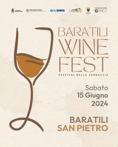 AVVISO PUBBLICO per raccogliere manifestazioni di interesse di imprese operanti nel territorio del SINIS che intendono partecipare al “Baratili Wine Fest – Festival della Vernaccia” - Baratili San Pietro - 15 giugno 2024