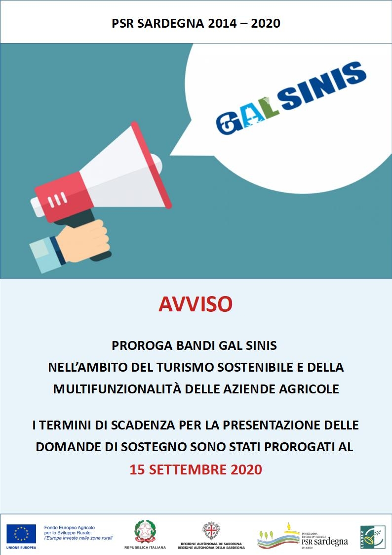 PSR Sardegna 2014-2020 | Proroga scadenza bandi al 15 settembre 2020